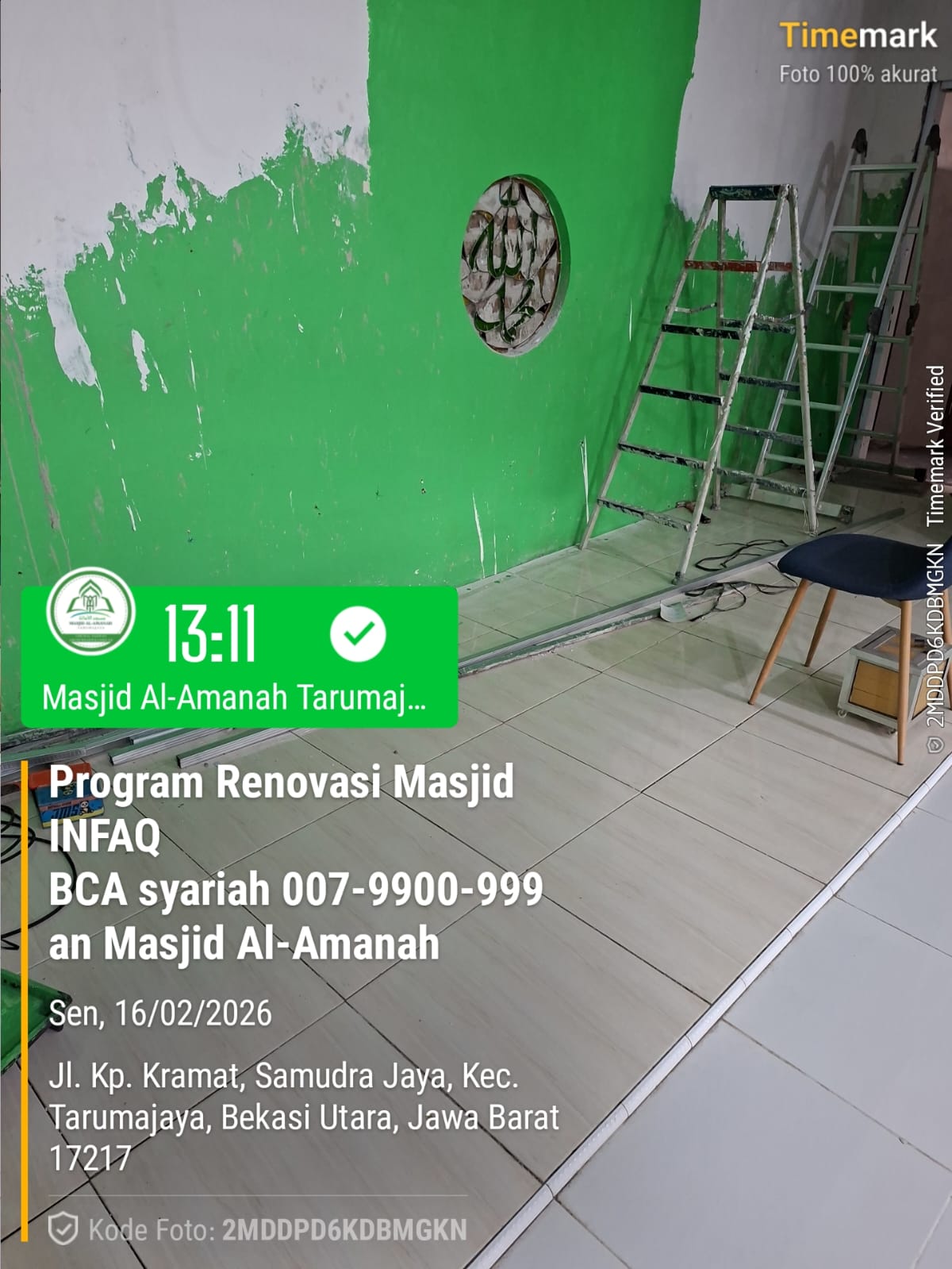 Renovasi Masjid Al Amanah