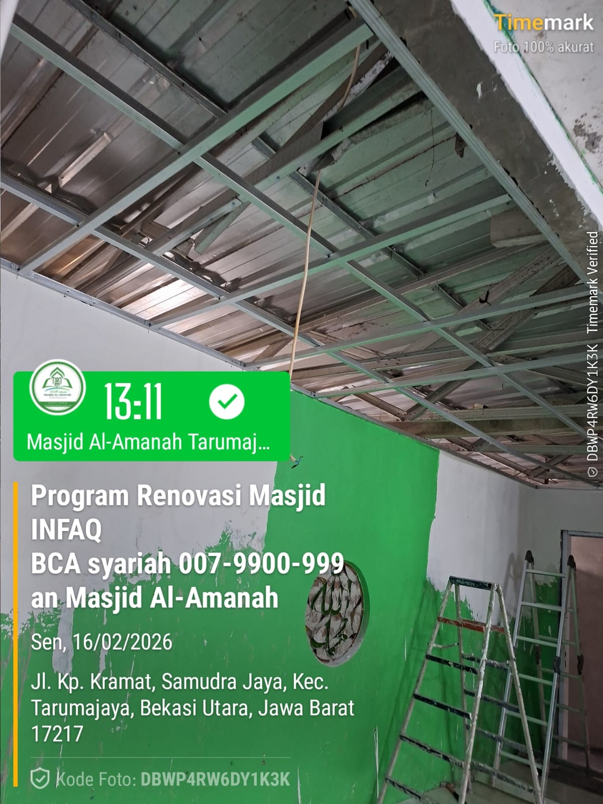 Renovasi Masjid Al Amanah